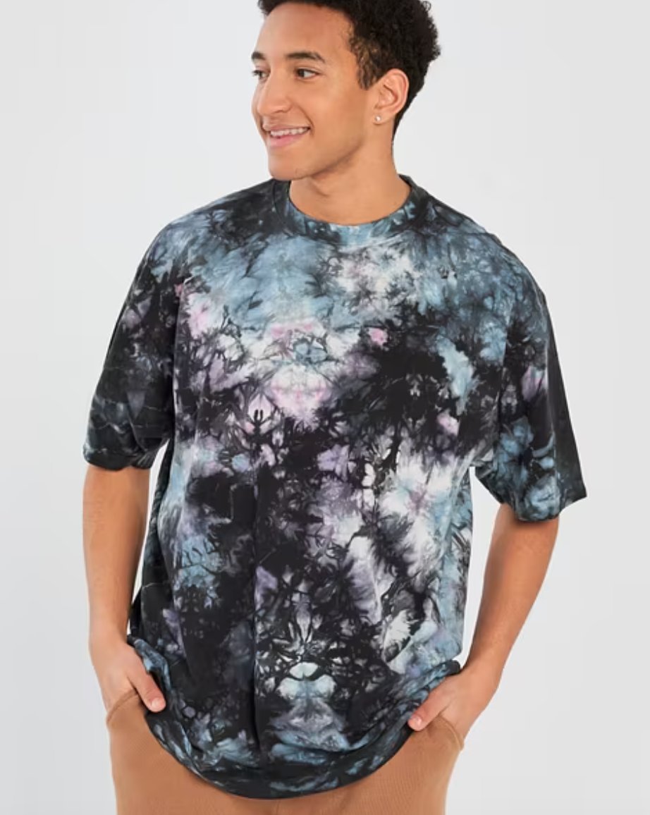 Juicey Tech Shaka Wear Oversized Tie-Dye T-Shirt product image (1)
