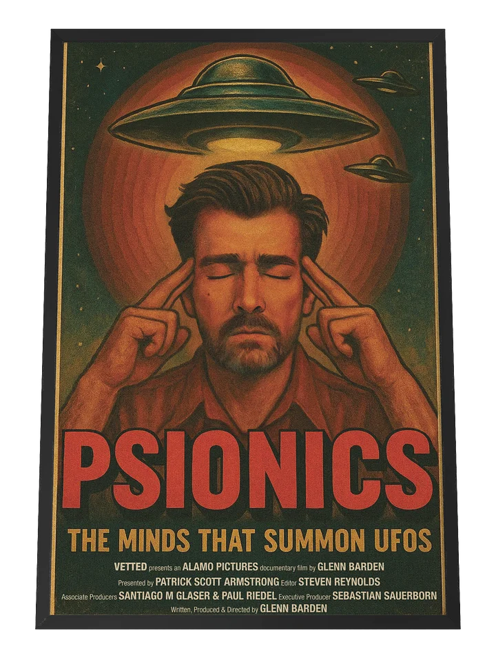 Psionics Movie Poster (With High Quality Frame) product image (1)