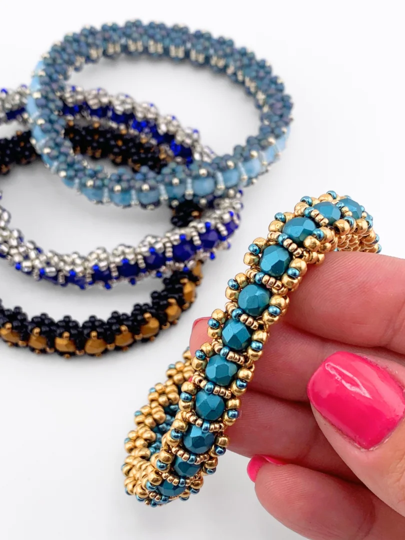 Beading Pattern - 6mm Fire-Polished Tennis Bracelet product image (6)