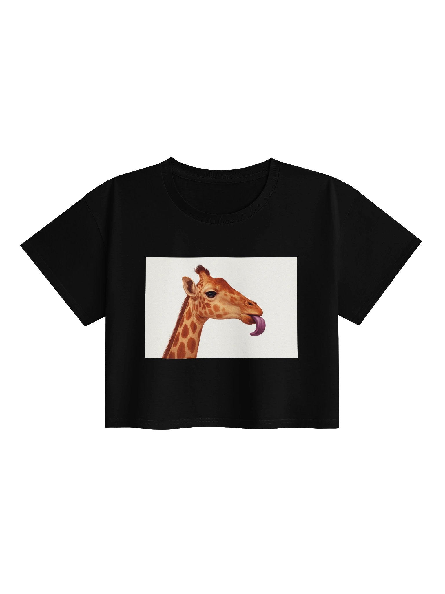 Wild at Heart | Tongue Out Safari | AS Colour Women's Premium Crop Top product image (4)