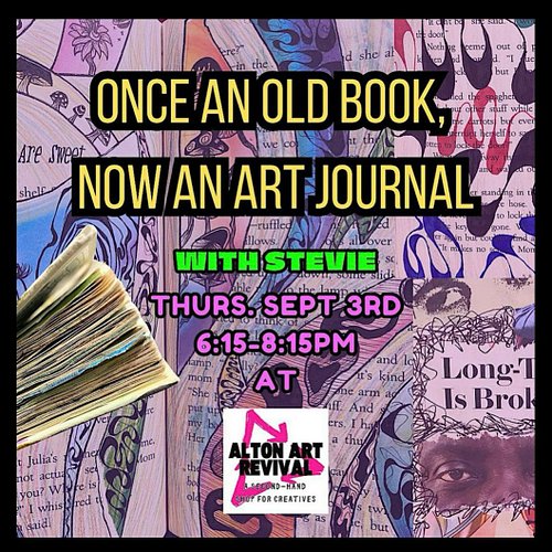 I, a disabled artist, will be leading a class on Art Journaling Together we will decorate the covers and some of the pages! I...