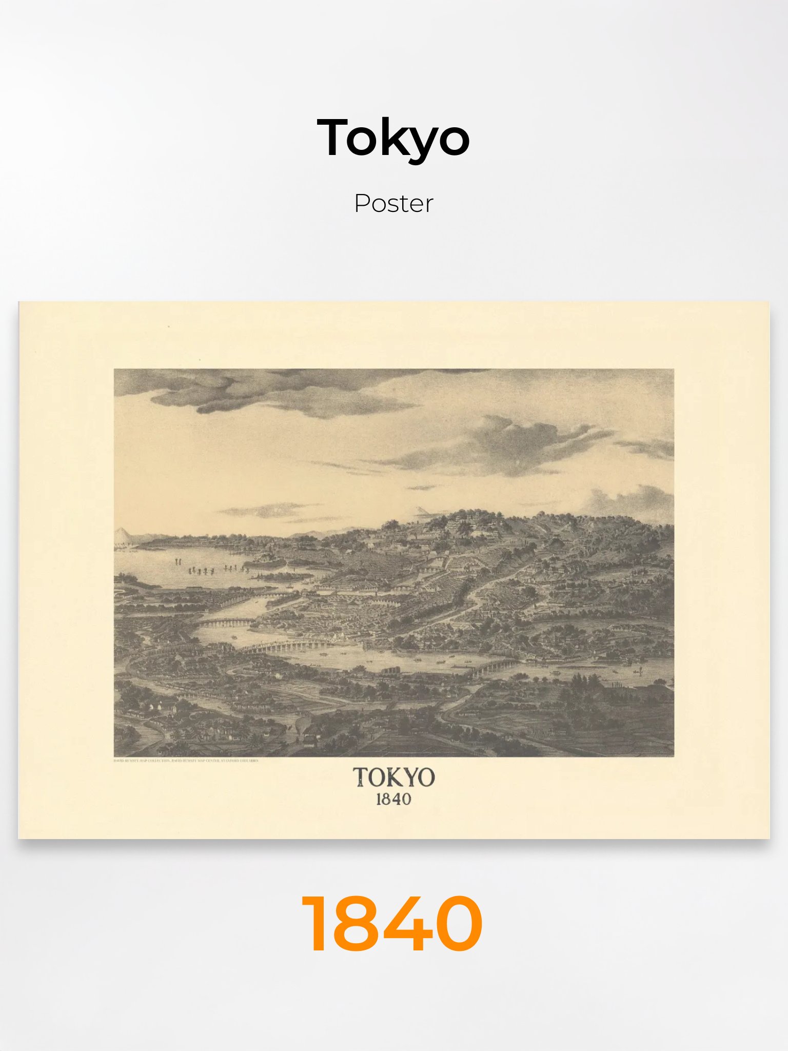 Tokyo 1840 (Unframed Poster Print) product image (5)