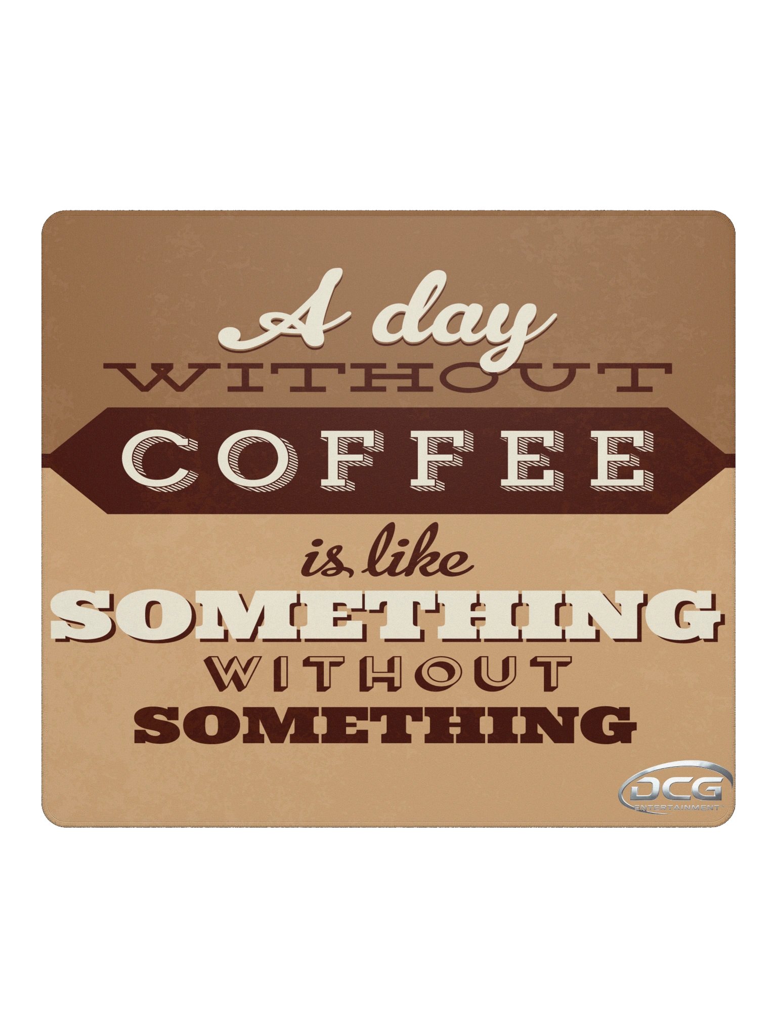 Gamer's Essential: Coffee Quote Mouse Pad product image (2)