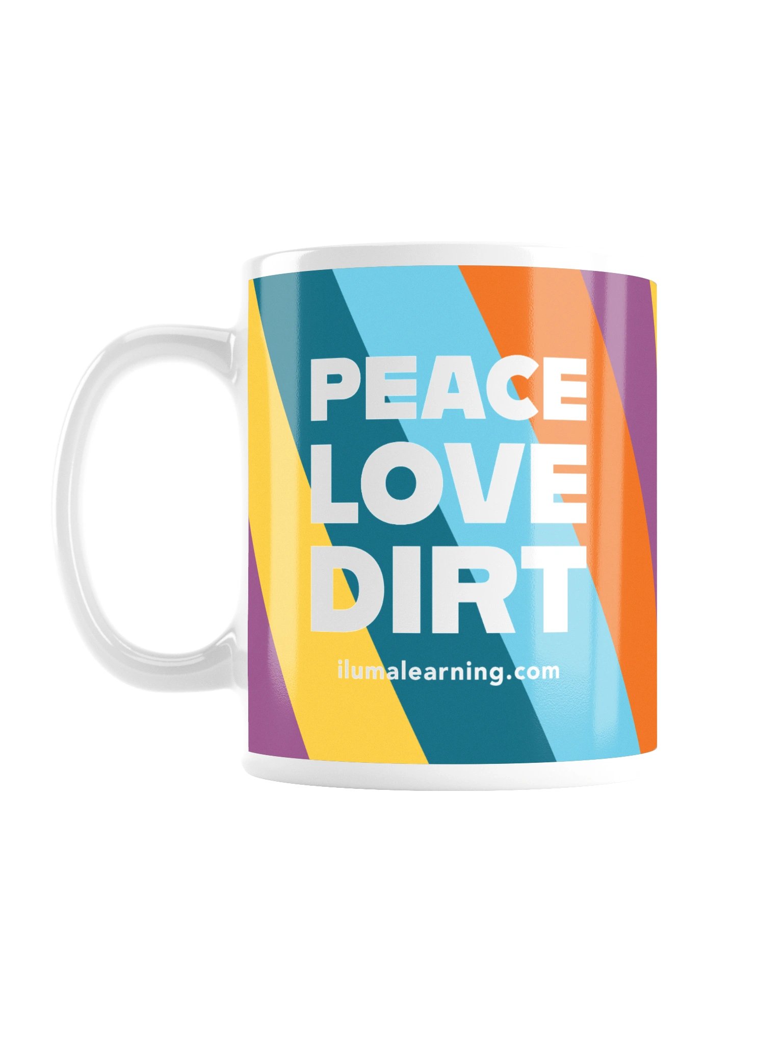 PEACE LOVE DIRT Mug product image (1)