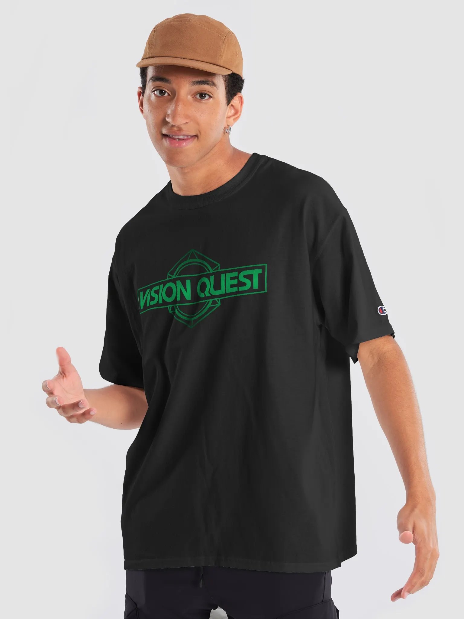 Vision Quest Black/Green T-Shirt product image (8)