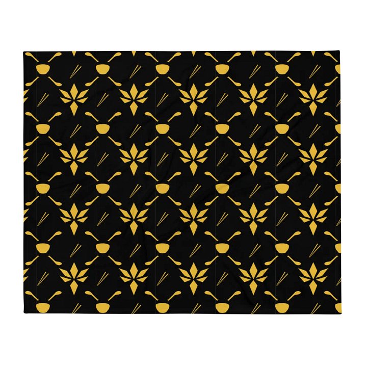 Sjouklynne Emblem Print Throw Blanket product image (1)