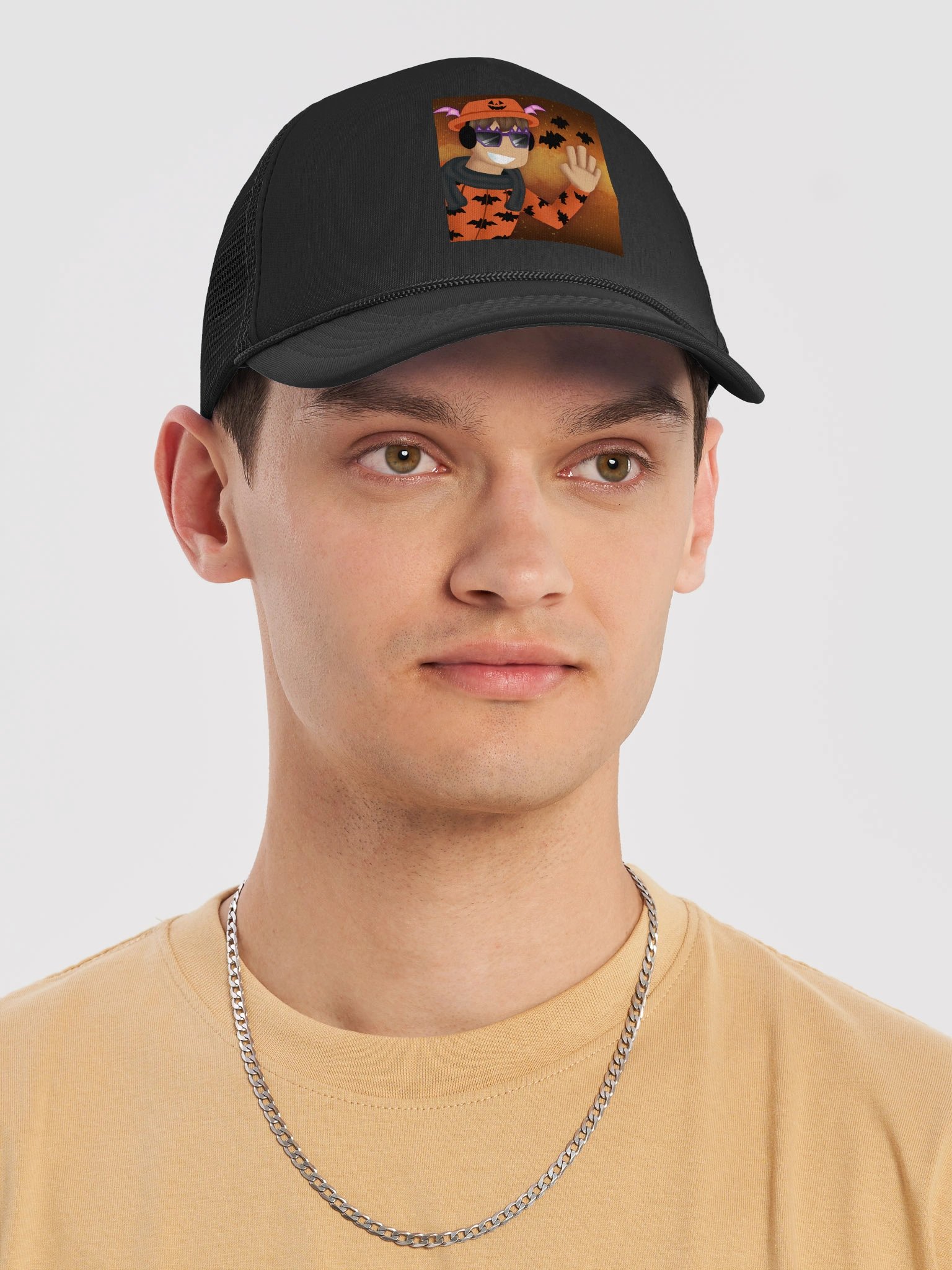 DarkSky Halloween Foam Trucker Hat product image (5)