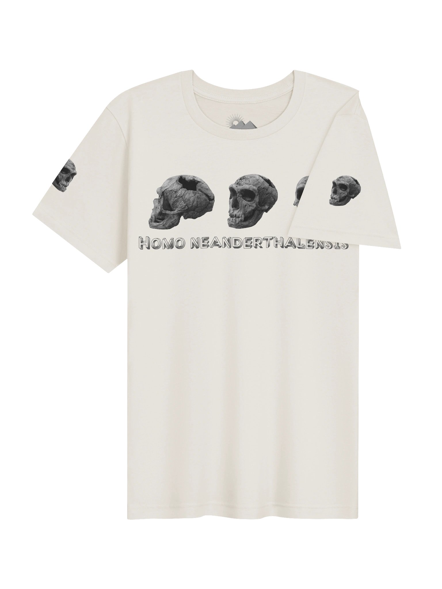Neanderthal Fossil Skull T-Shirt Light product image (4)