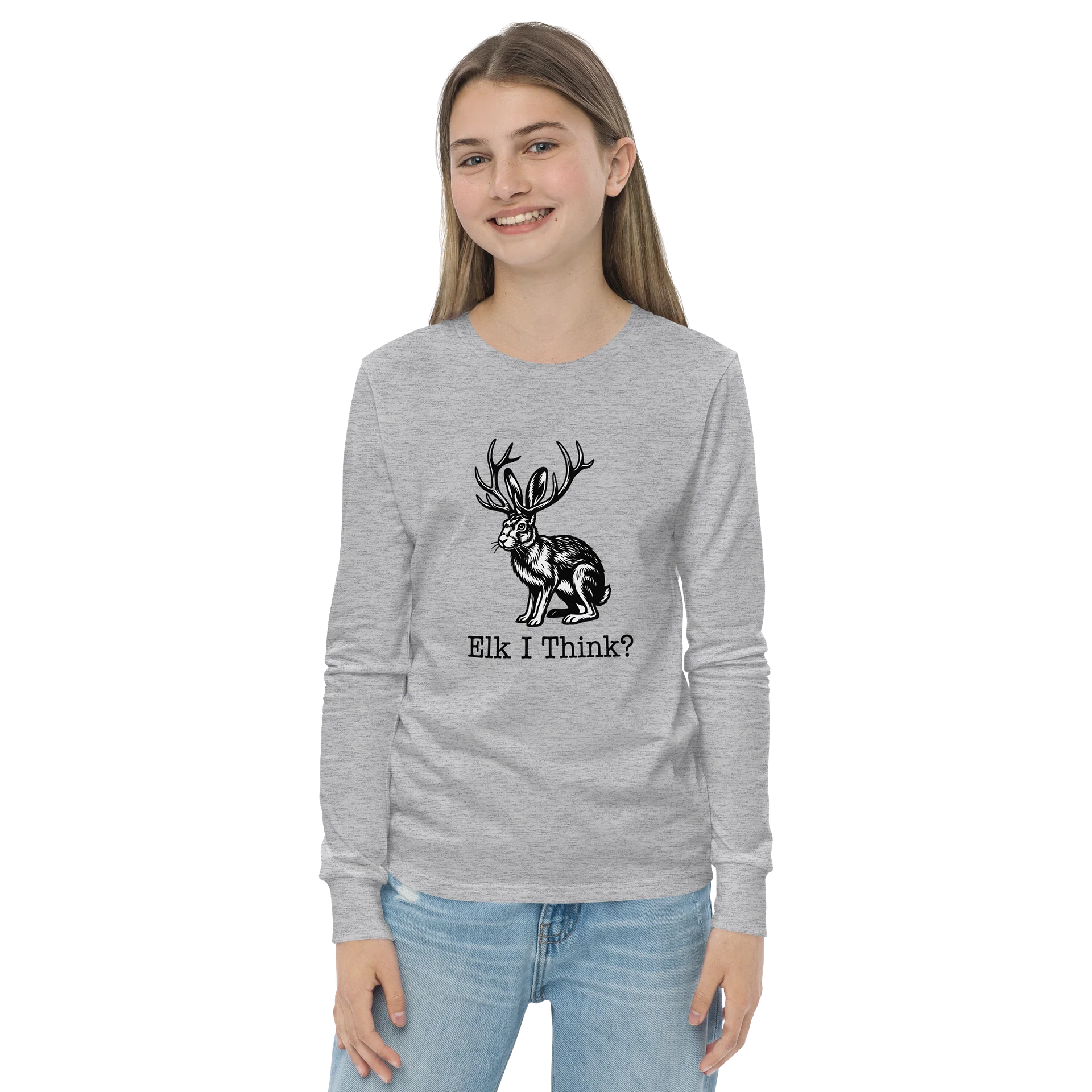 Elk I Think? Youth Long‑Sleeve Tee — From Range To Field product image (9)