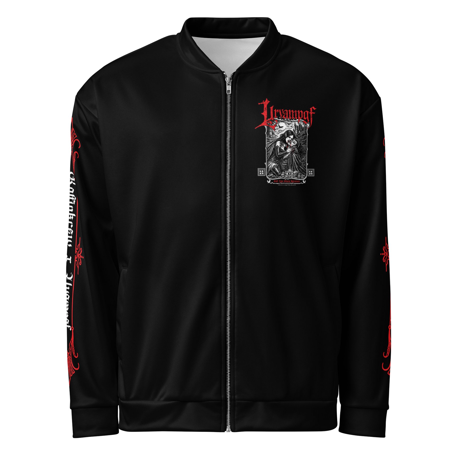 Soft Lips Sharp Intentions Bomber Jacket product image (1)