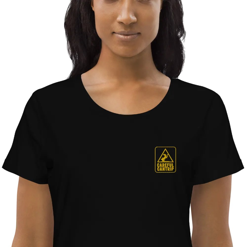 Careful Cantrip Embroidered Logo Fitted Tee product image (1)