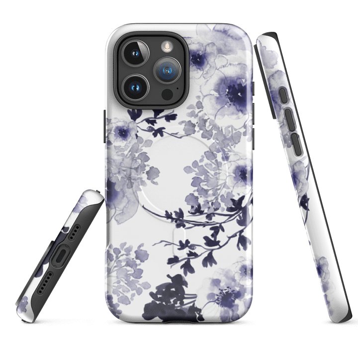 Elegant Blue Spring iPhone® case MagSafe® product image (2)