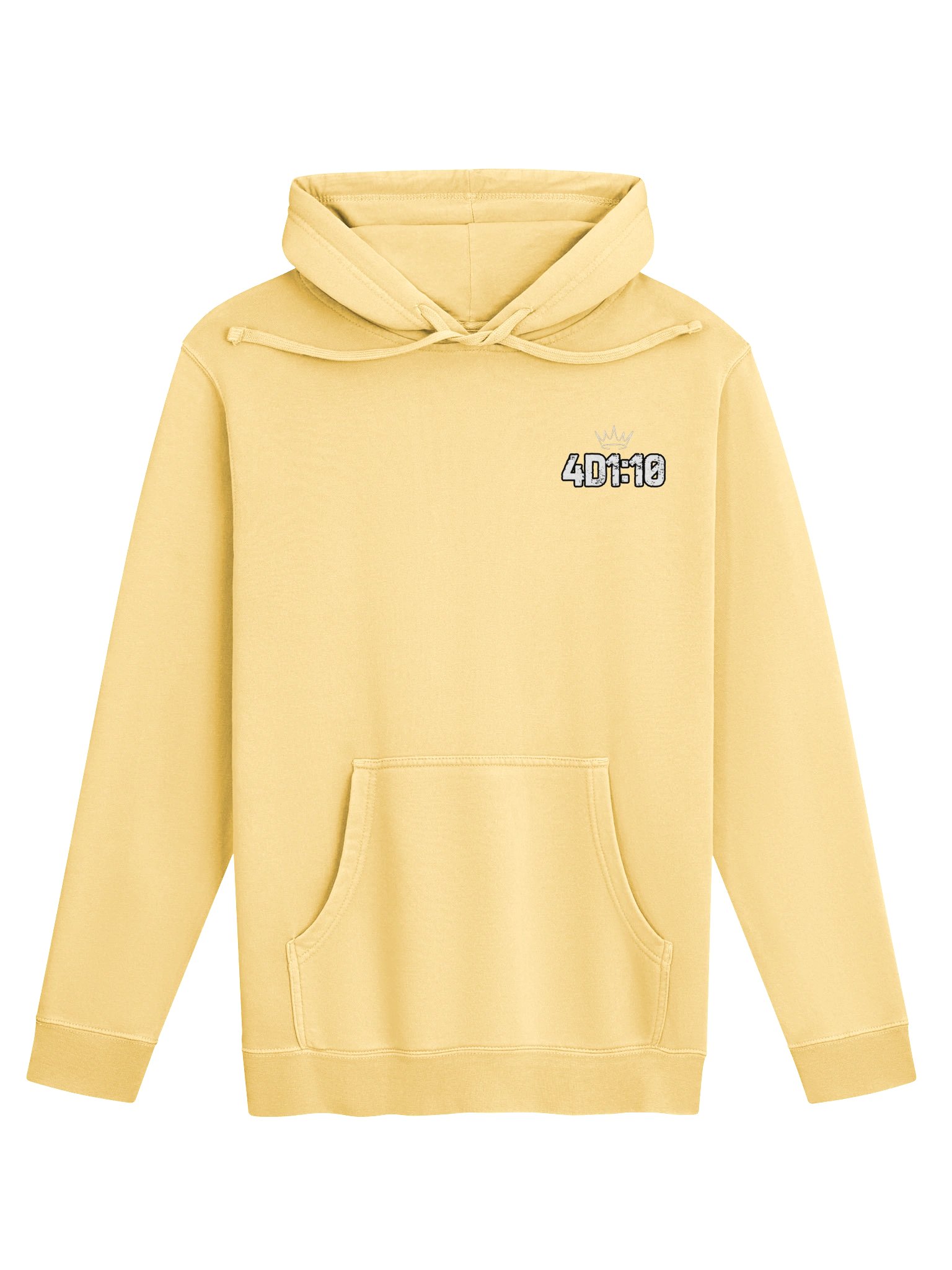 The 4D1:10 "Unashamed" Pigment-Dyed Hoodie product image (1)