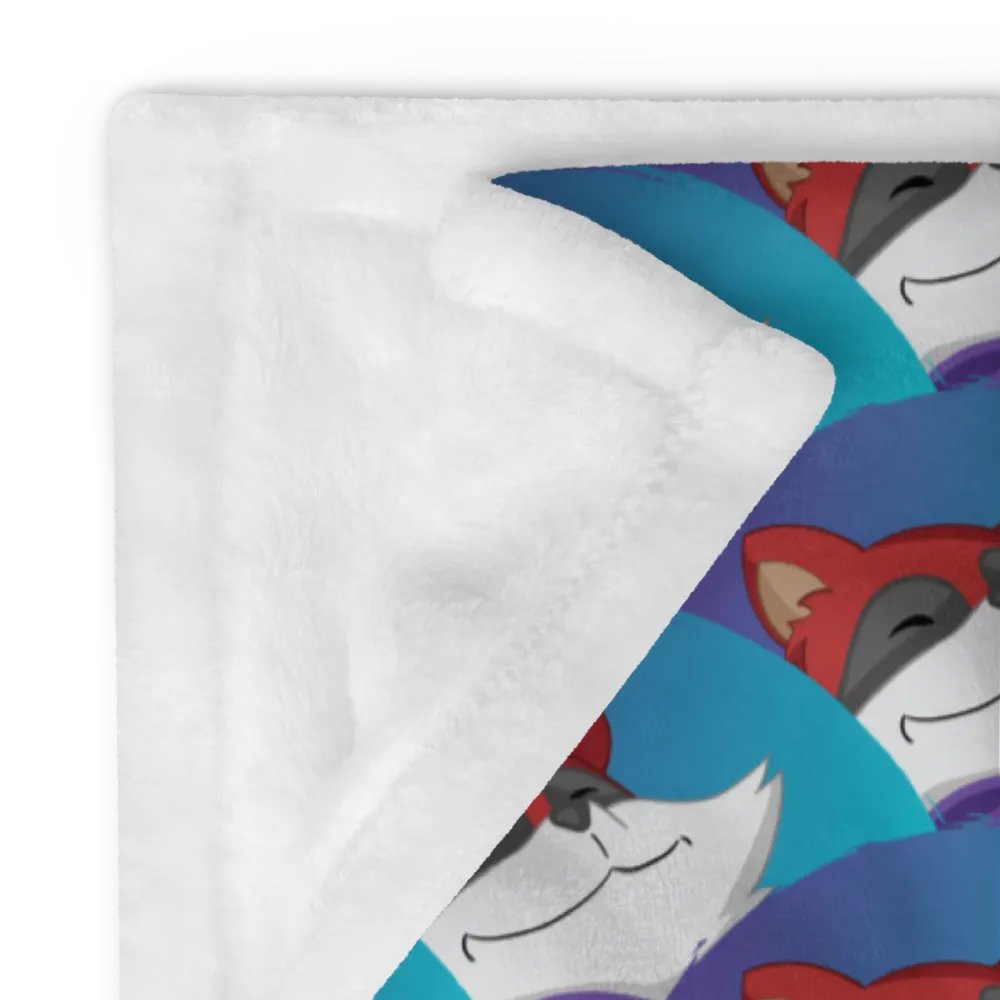 Red Trash Panda Love Blanket product image (24)