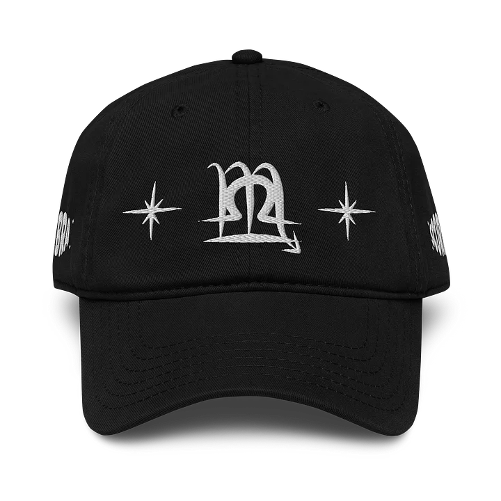 libra-scorpio cusp dad hat (white) product image (1)