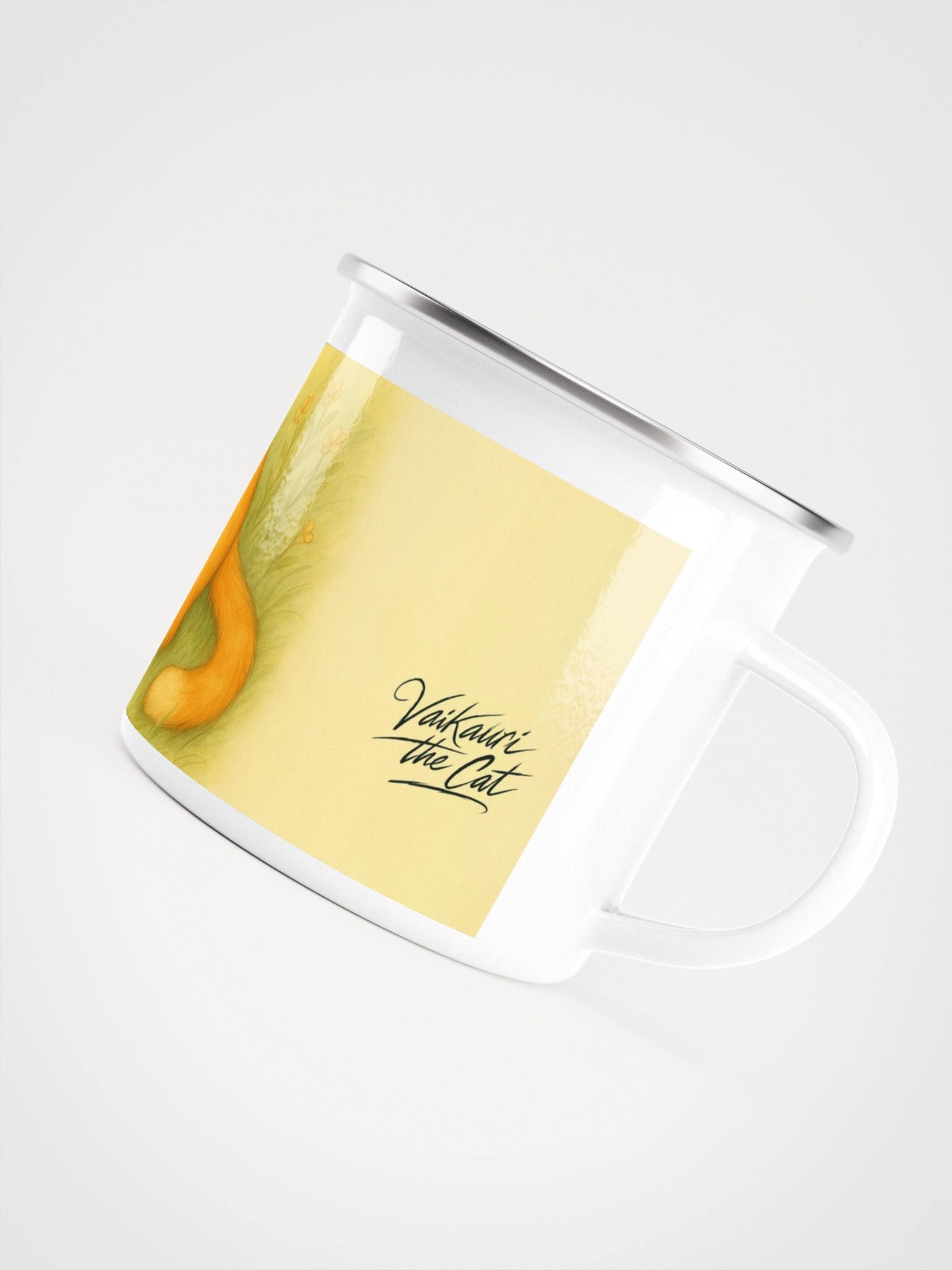 Vaikauri Cat Enamel Mug product image (5)