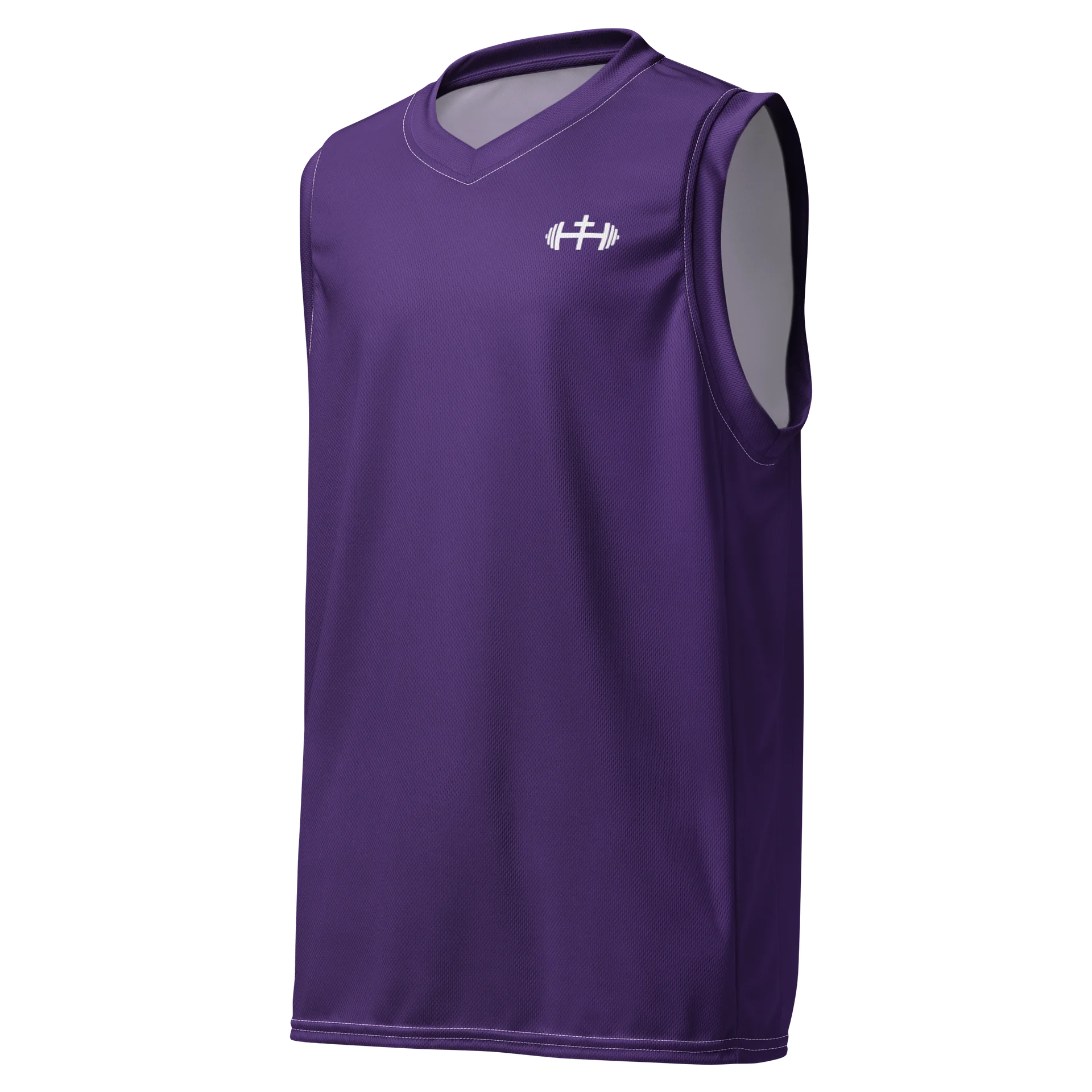 His House Performance V-Neck Muscle Tank - Purple product image (2)