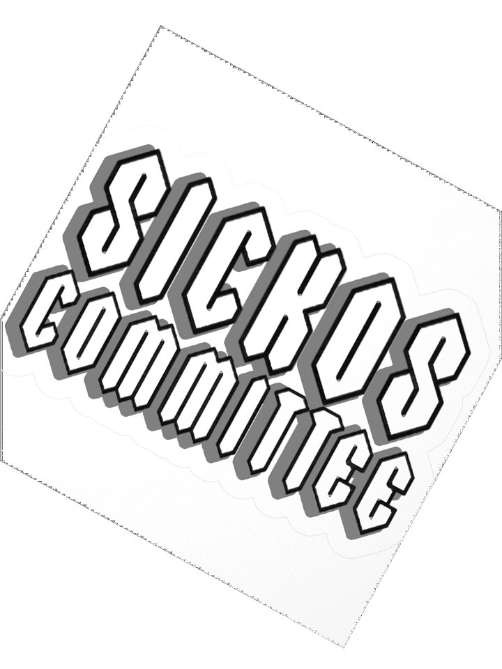 Cool S Style - Sickos Committee Sticker (2 Sizes) product image (3)