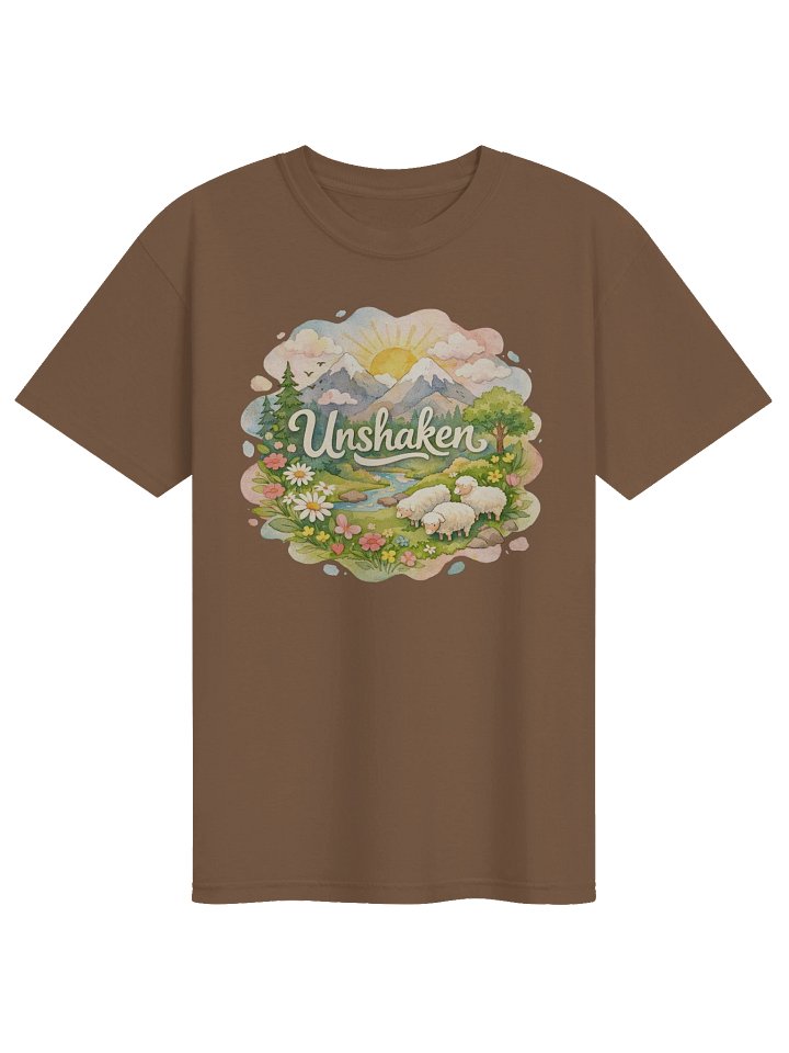 Unshaken – Inspirational Christian Graphic T-Shirt product image (3)