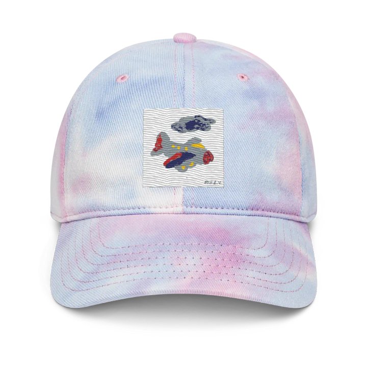 Kid Airplane (Sportsman Tie-Dye Dad Hat) product image (1)