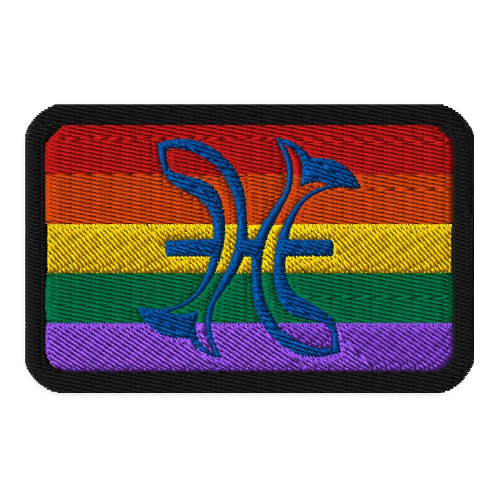 Zodiac Symbols Rainbow Patch - 12 - Piscis product image (1)