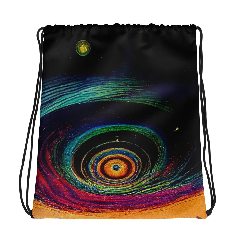 Cosmic Vortex Drawstring Bag product image (1)