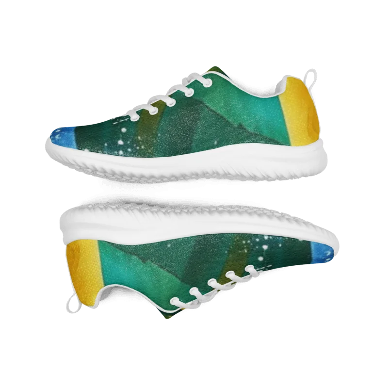 Abstract Diplomat Print - SVG - Caribbean Apples | Men's Athletic Shoes product image (8)