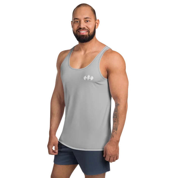 His House Mens Performance Tank - Silver product image (2)