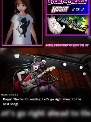 Ibuki shuts me up 💀 #Danganronpa #Danganronpa2 #GamingMoments #SillySandyAJ