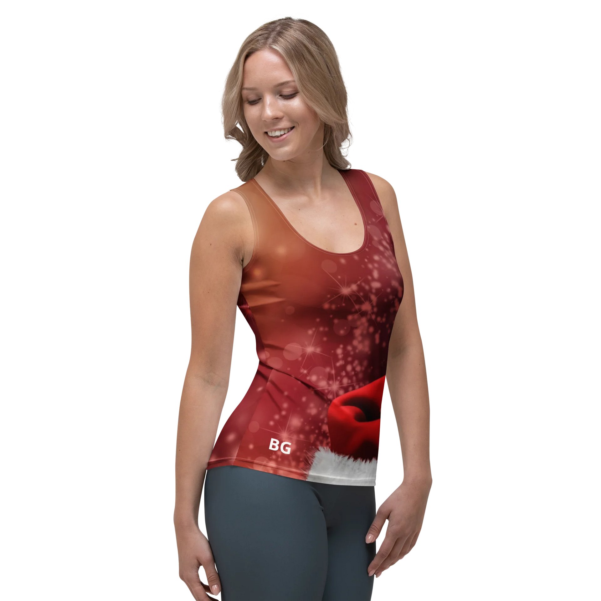 'It's Christmas' Santa Paws Festive Women's Tank Top product image (4)