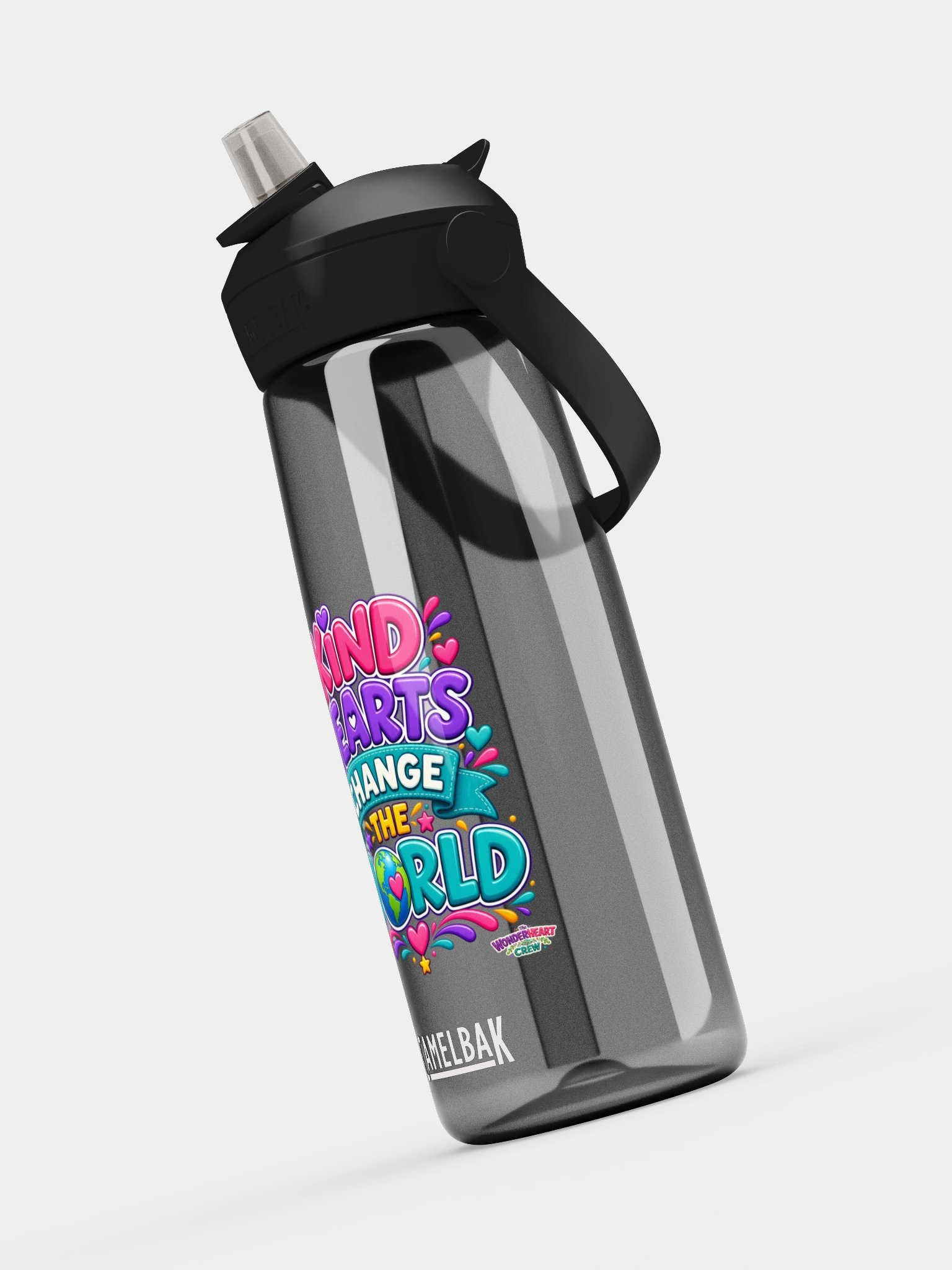 CamelBak Thrive® Flip Straw Inspirational Water Bottle - Kind Hearts Change the World. product image (6)