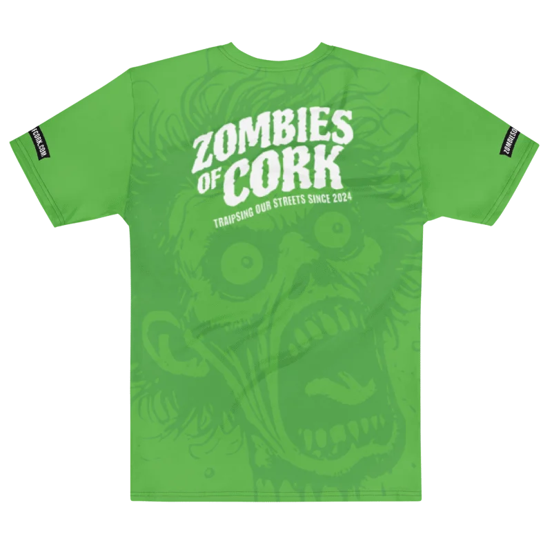 Zombie Floating Head Allover Print T-Shirt (Zombie Green Version) product image (4)