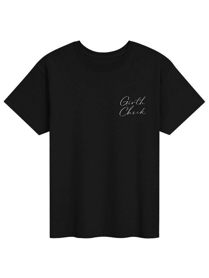 Girth Check Script Shirt - Black product image (1)