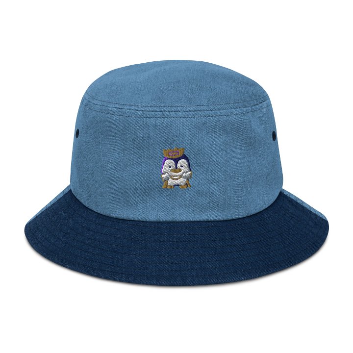 Royal Penguin Denim Bucket Hat product image (1)