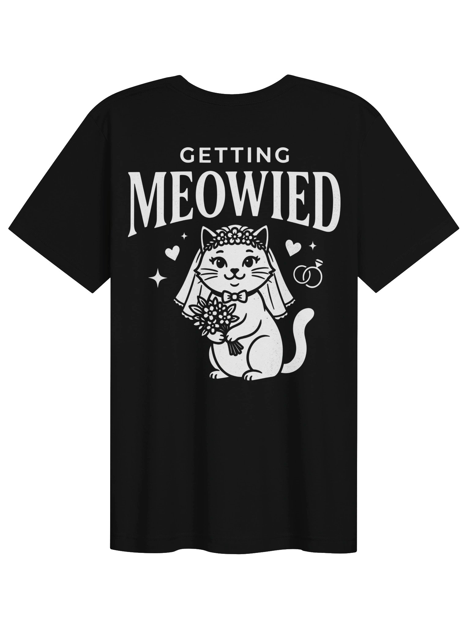 Funny Cat Bride Getting Meowied Wedding Design product image (1)