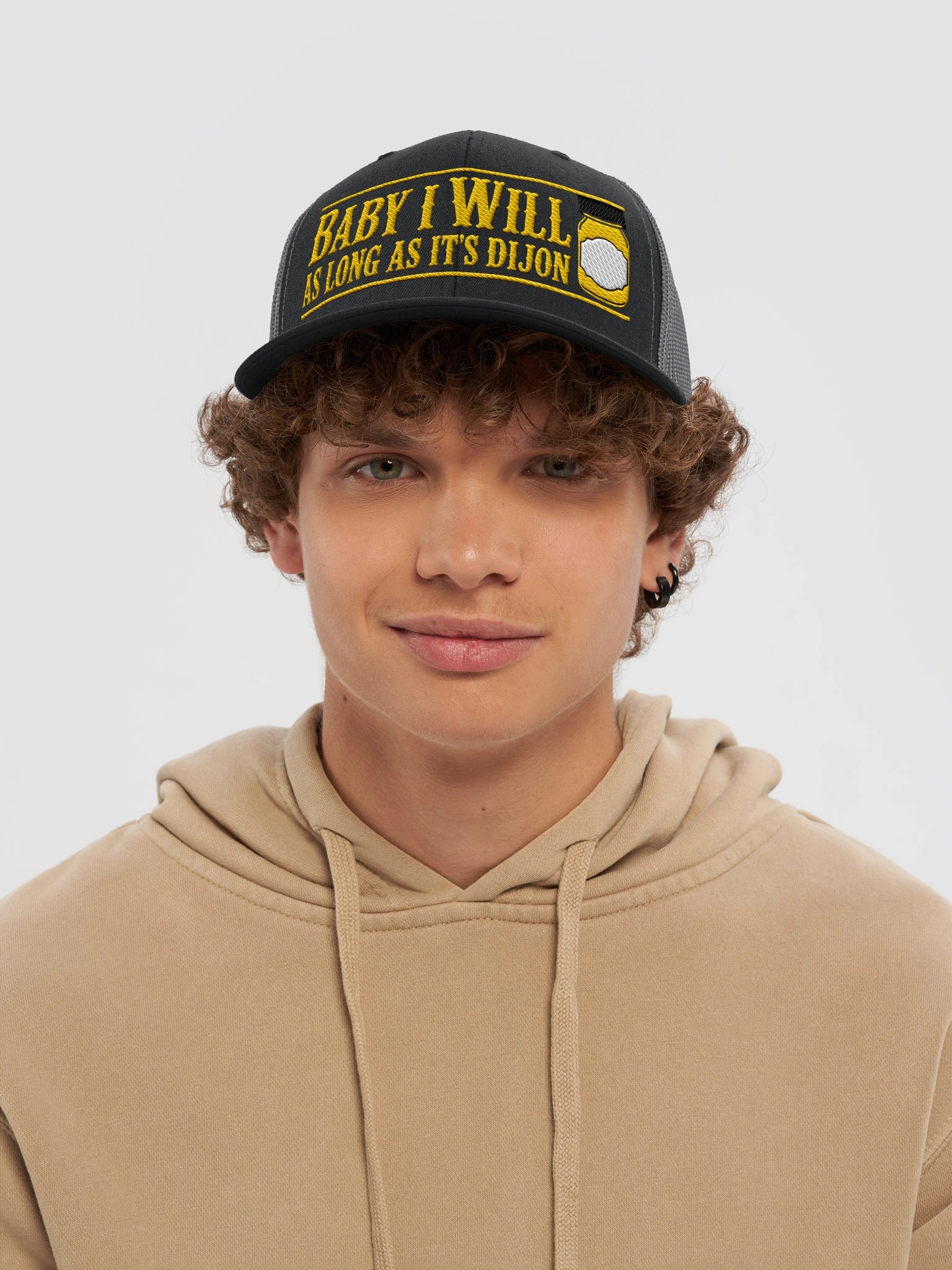Baby I Will As Long As It's Dijon Trucker Cap product image (5)