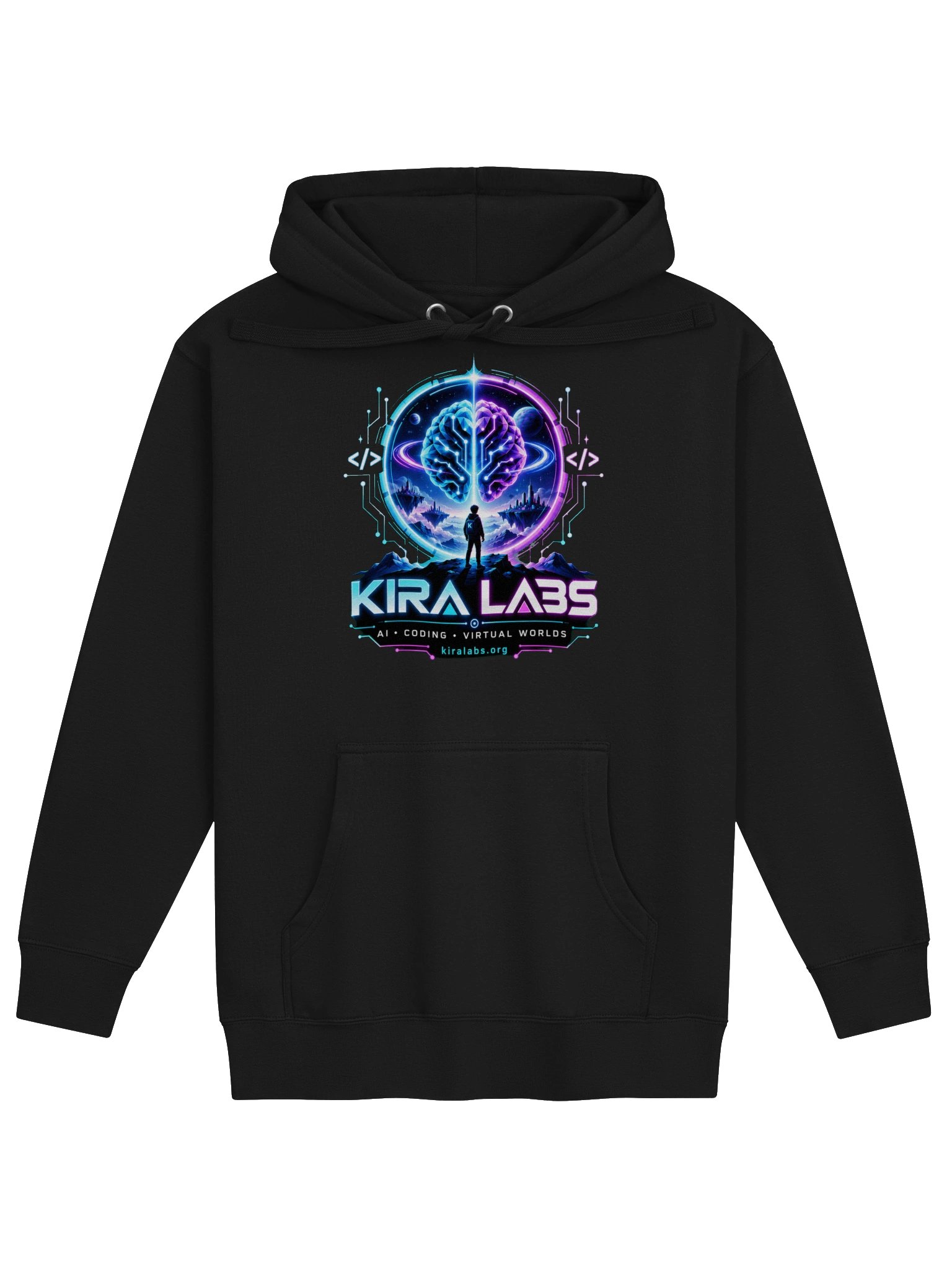 Kira Labs AI Coding Virtual Worlds Hoodie product image (1)