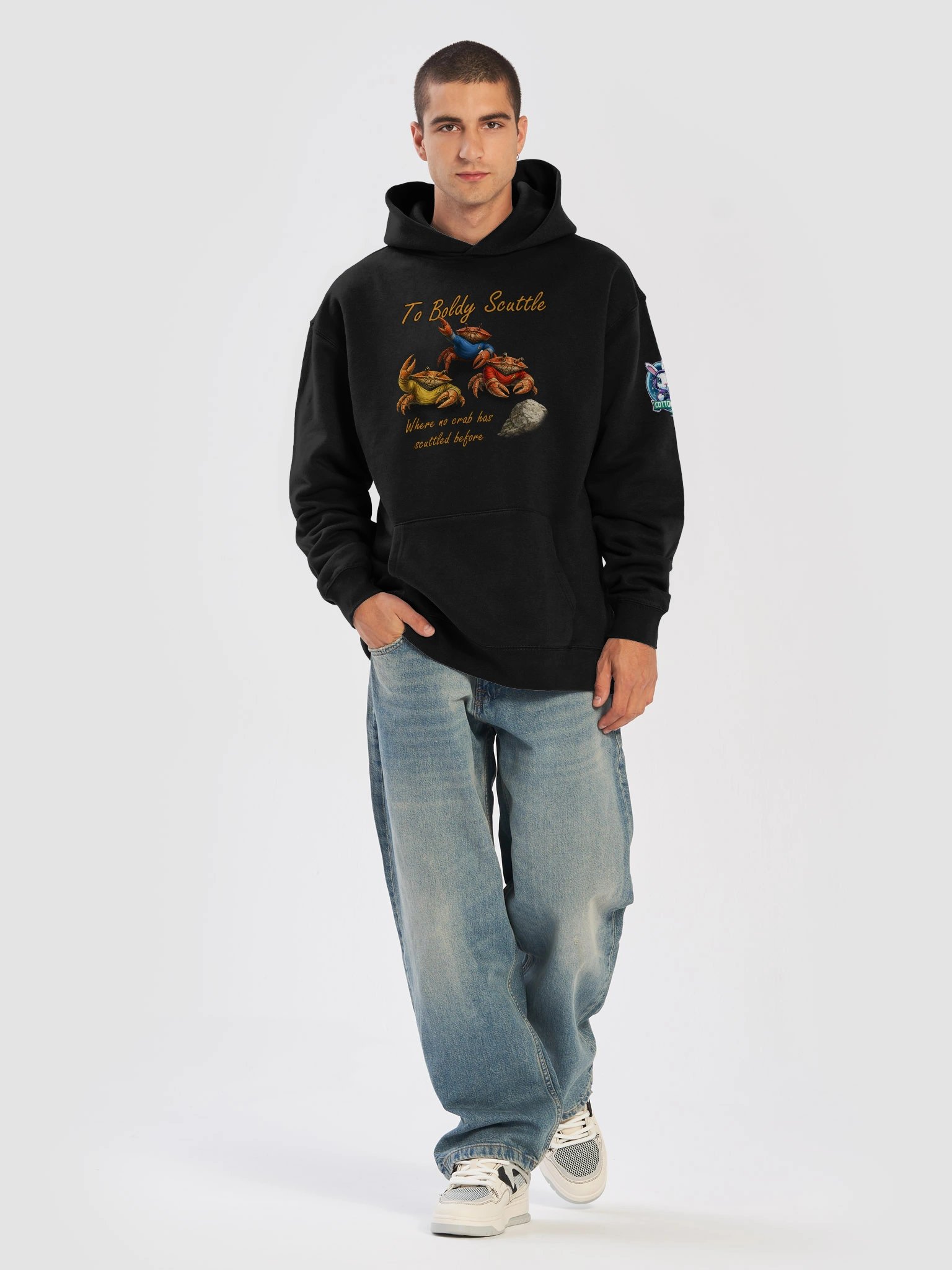 To Boldy Scuttle — Crab Crew Oversized Hoodie product image (46)