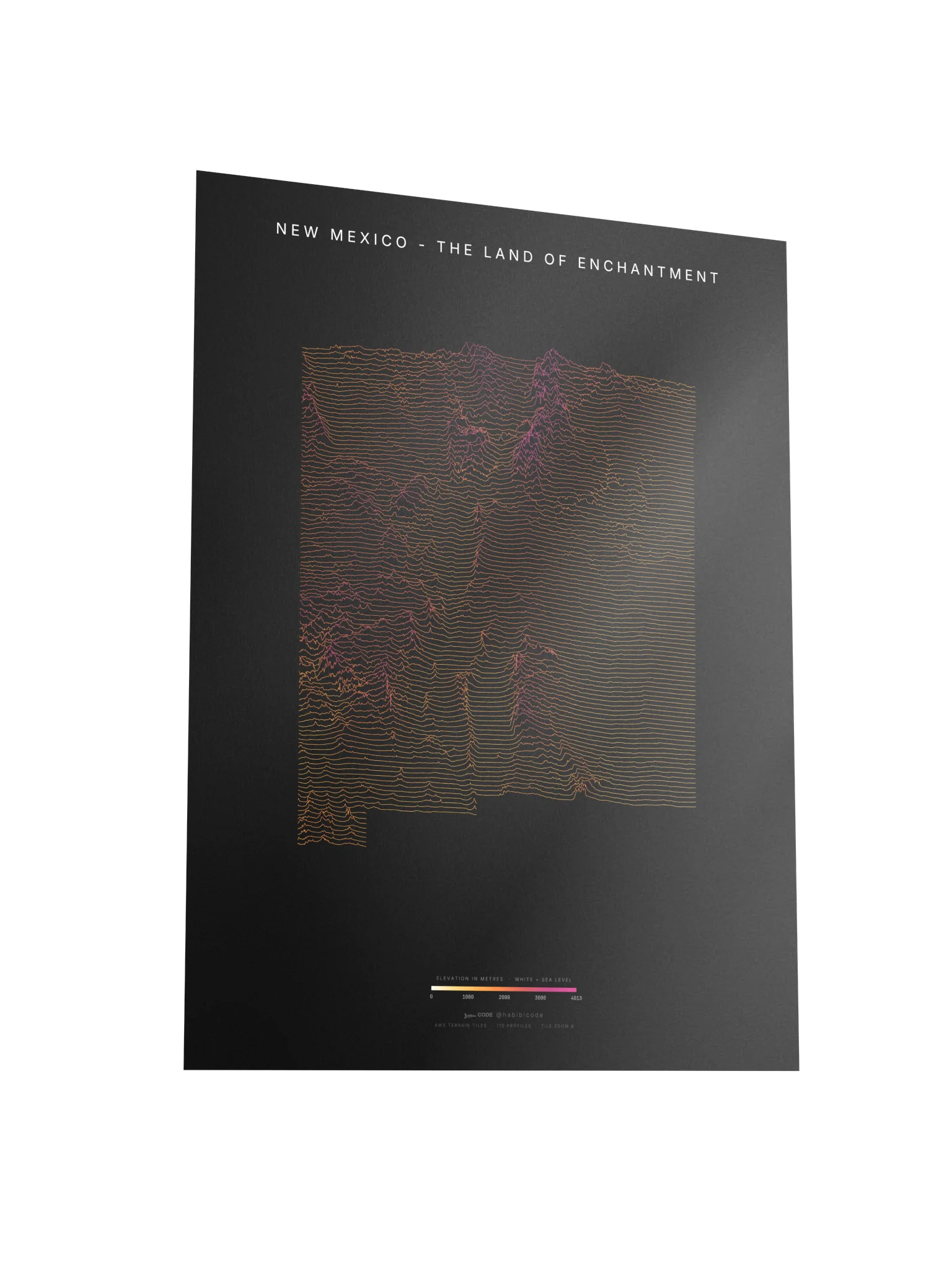 Ridgeline Poster - New Mexico product image (3)