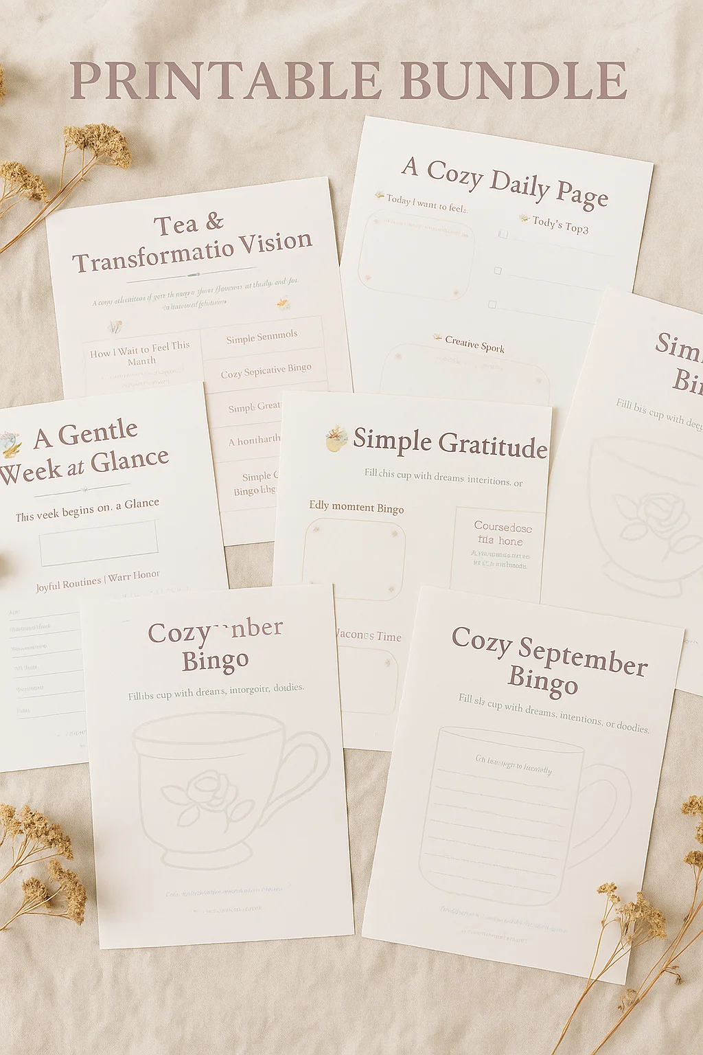 Sip, Savor & Reflect September Monthly Bundle product image (1)