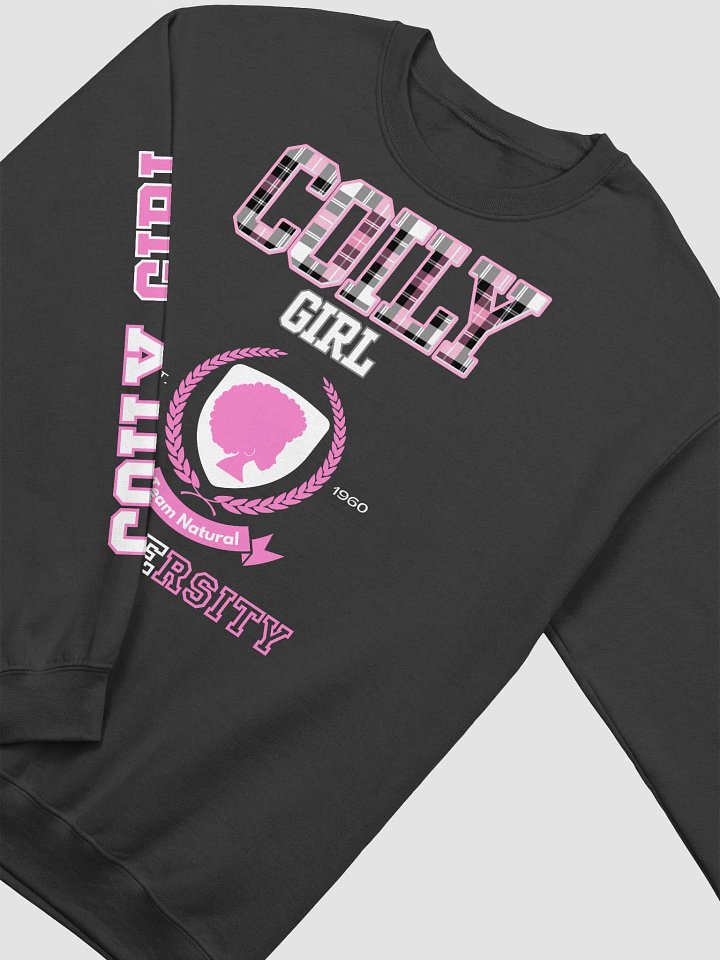 Coily Girl University Crewneck (Plaid) product image (2)