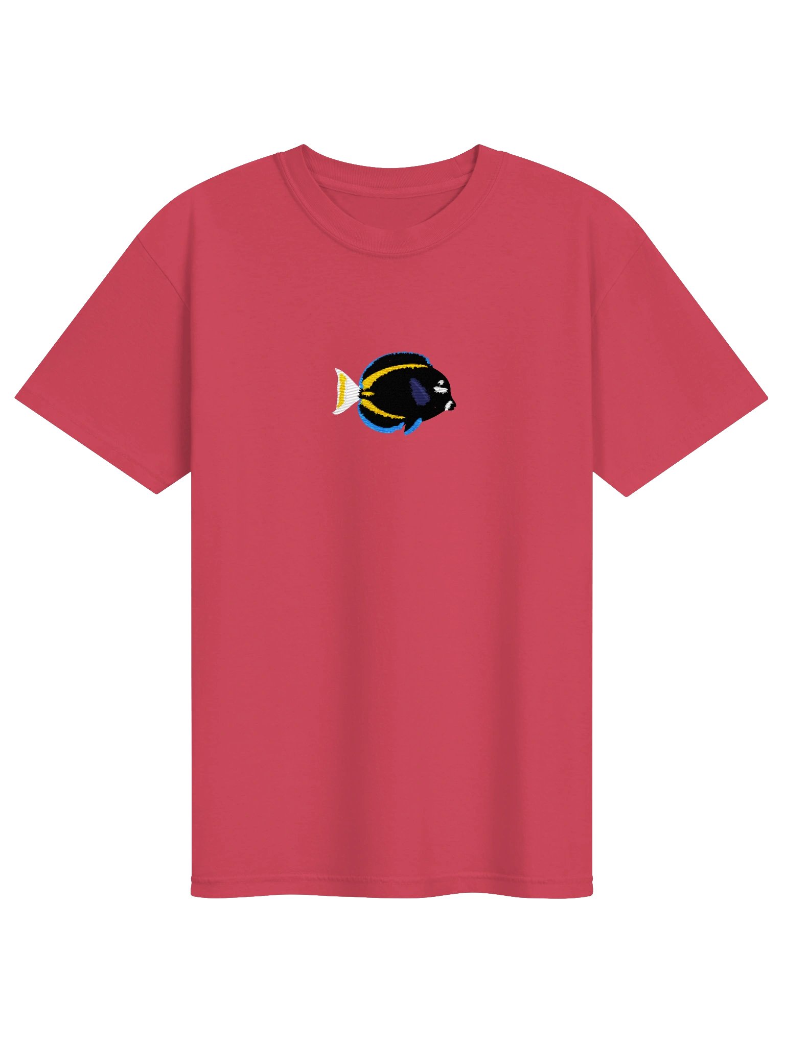 Whitecheek Surgeonfish Embroidered Shirt | Reef Aquarium Fish Embroidery Tee | Saltwater Marine Fish Apparel product image (5)