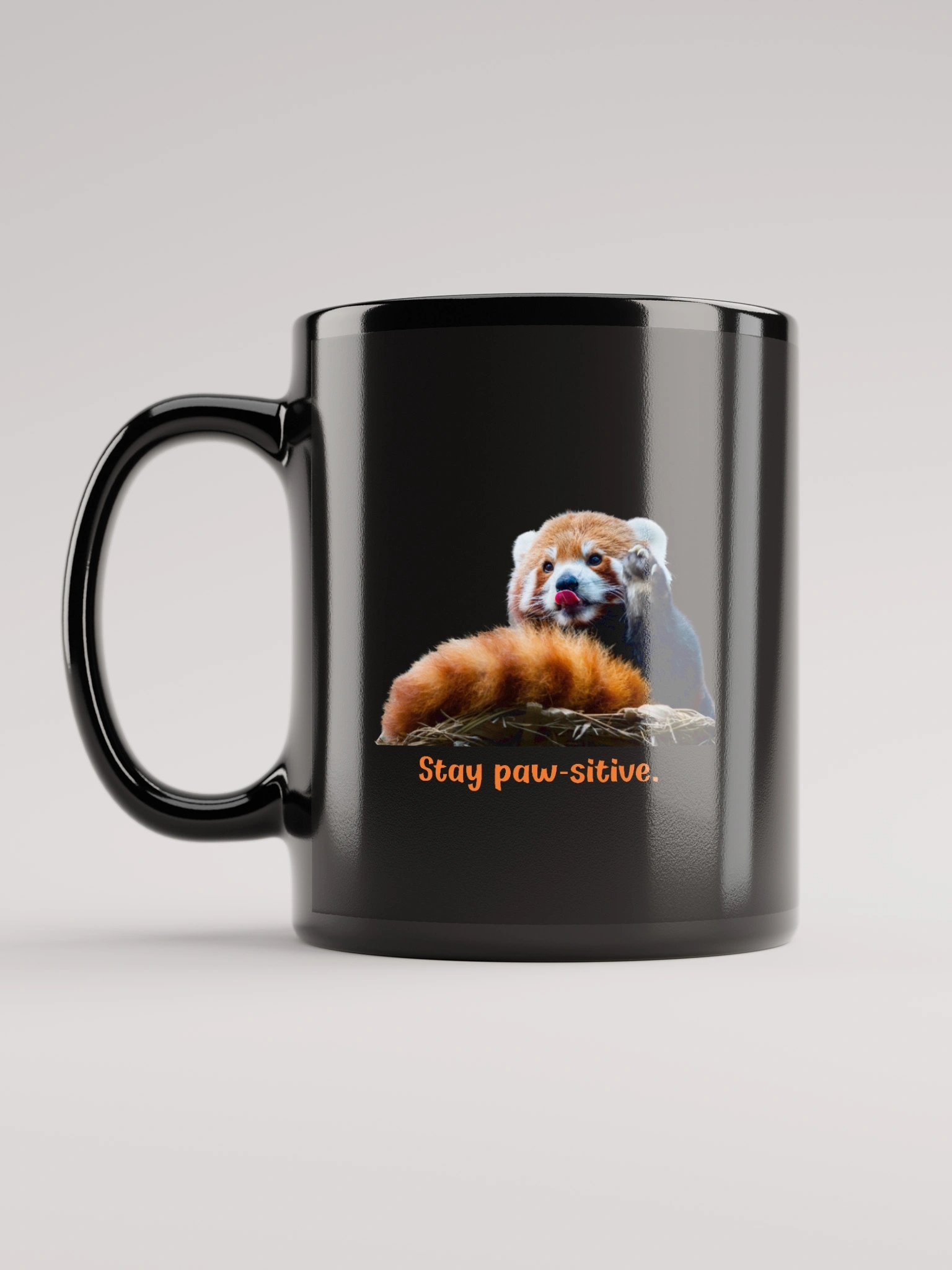 Stay pawsitive- Red Panda Mug product image (4)