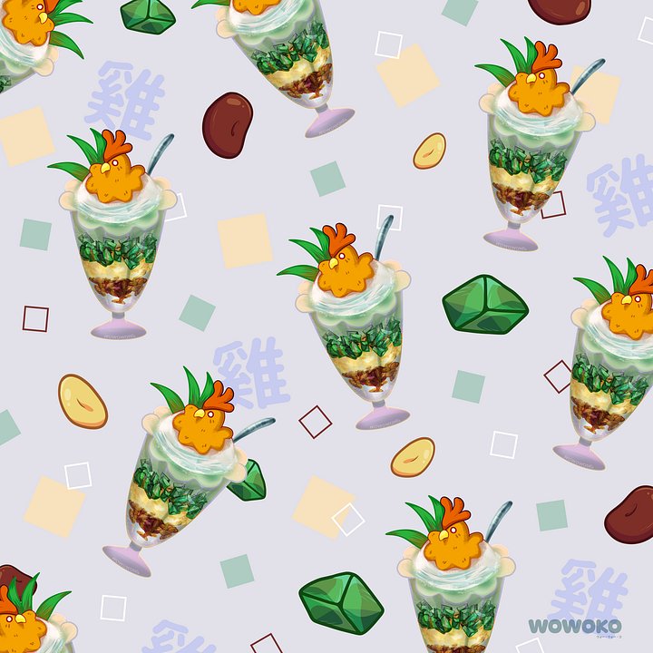 Micro Fiber Cloth - Zodiac Drinks - Three Color Rooster Dessert product image (2)