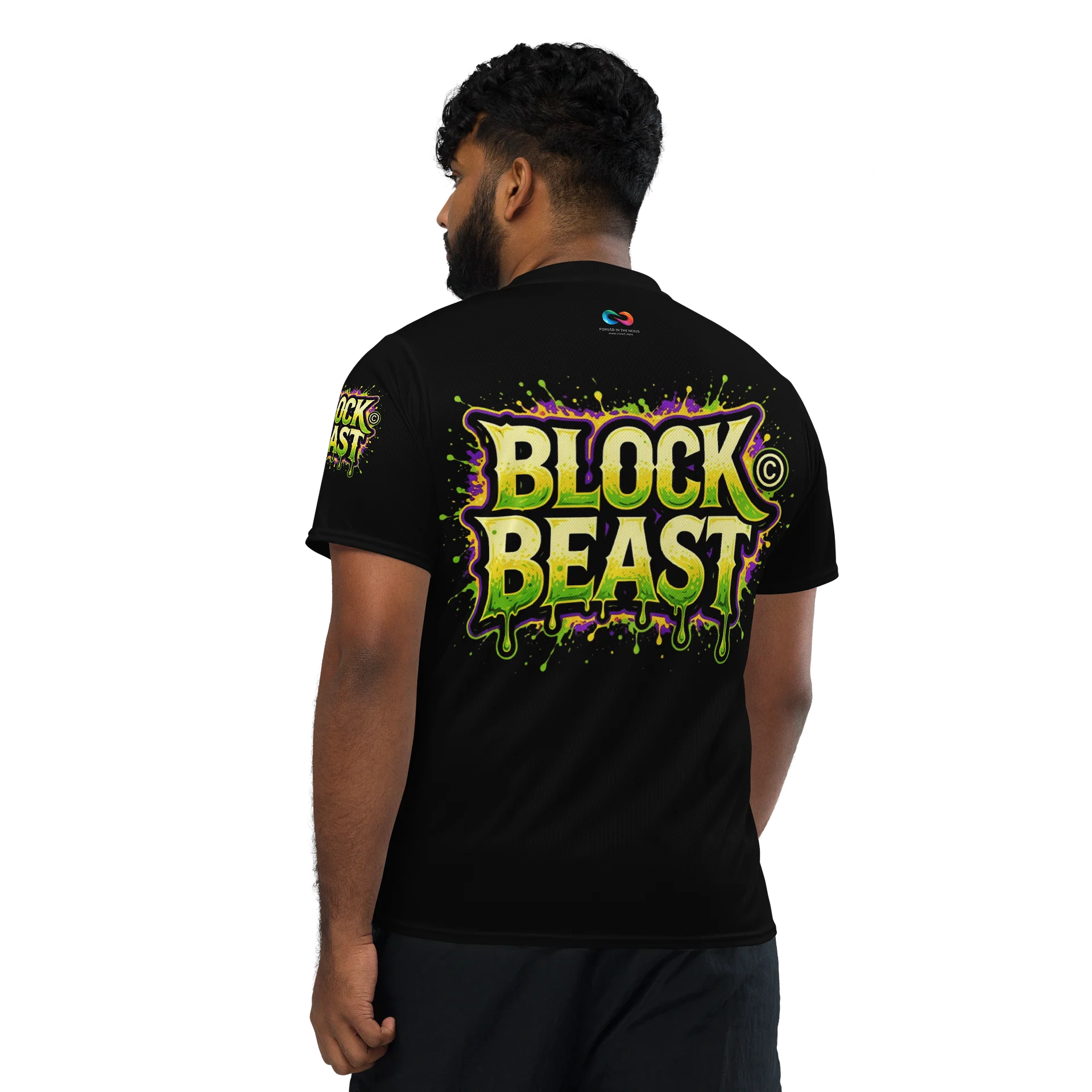 LIMITED EDITION - CNX Core All-over print Unisex Tee — Block Beast 001 product image (5)