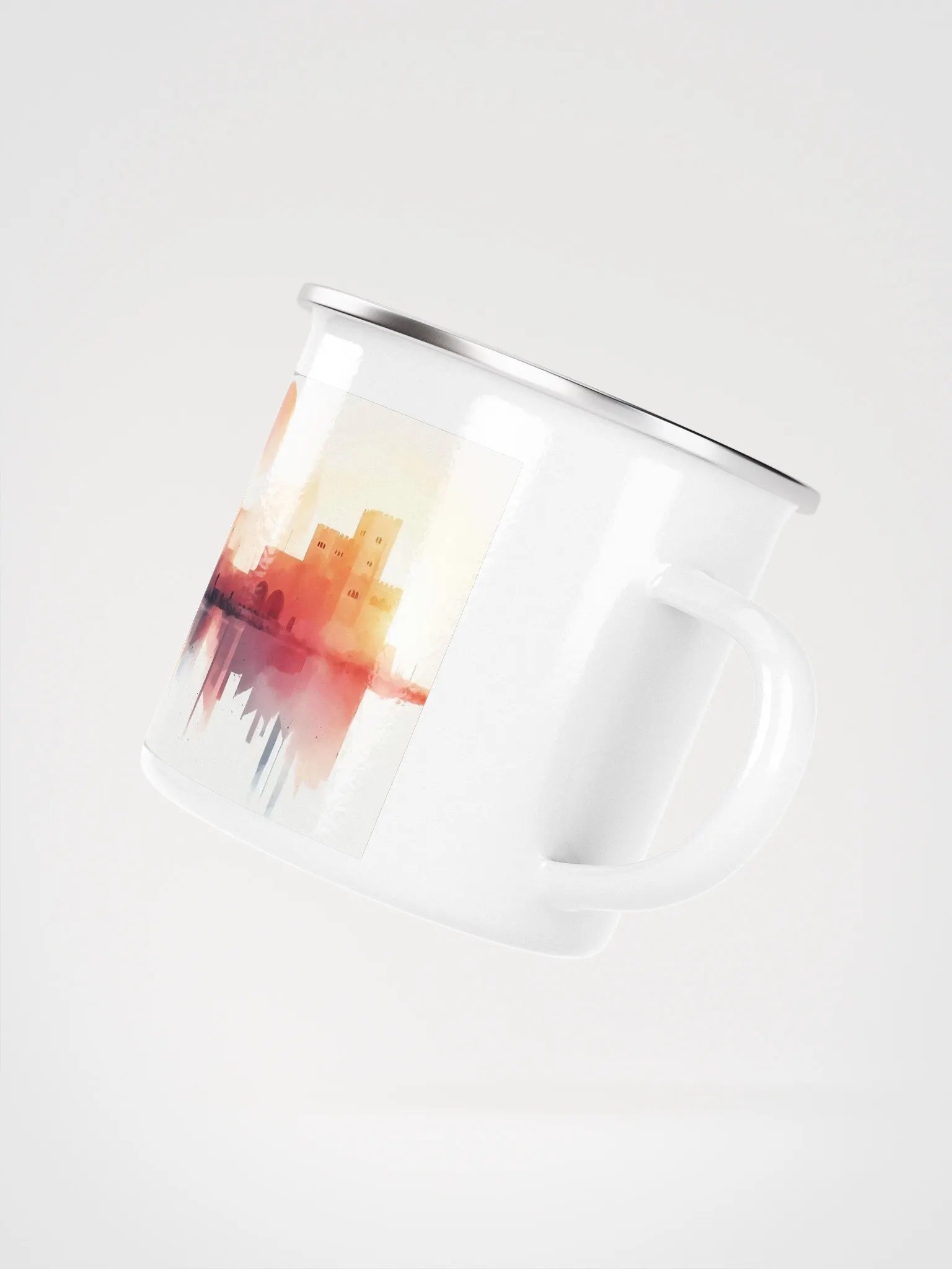 Fiery Sunset Enamel Mug product image (2)