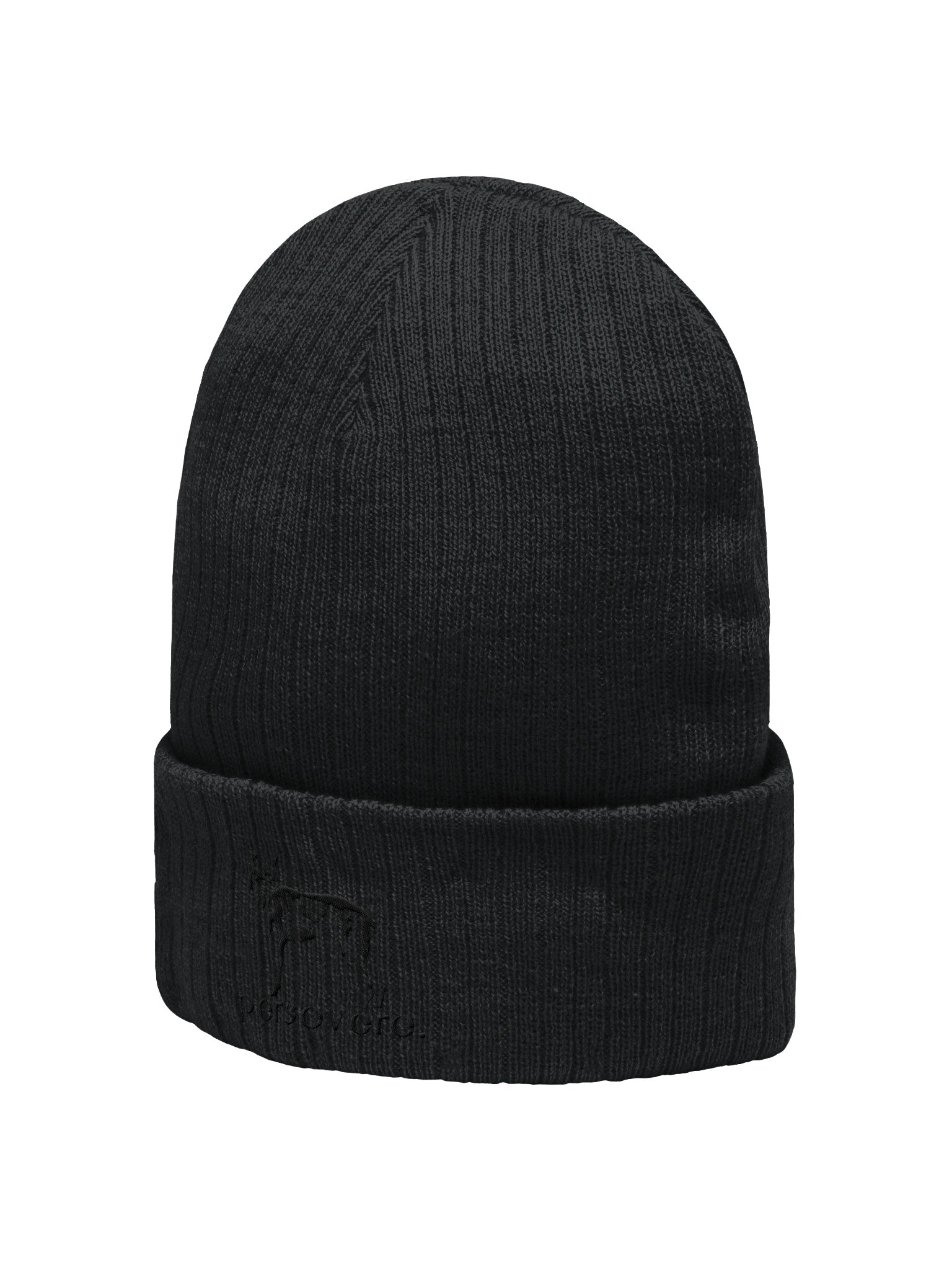 Persevere Ribbed Knit Beanie - Coastal Wolf product image (2)