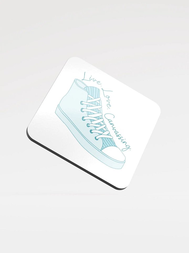 Live Love Canvassing Sneaker Coaster product image (1)