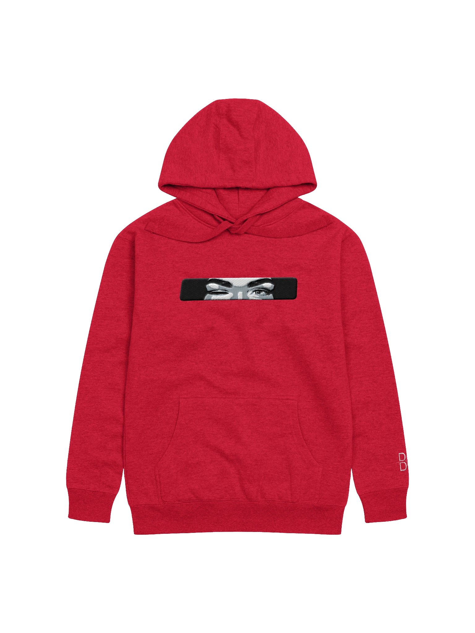 EMBROIDERED Eyes Hoodie (Blk/Wht Logo) product image (2)