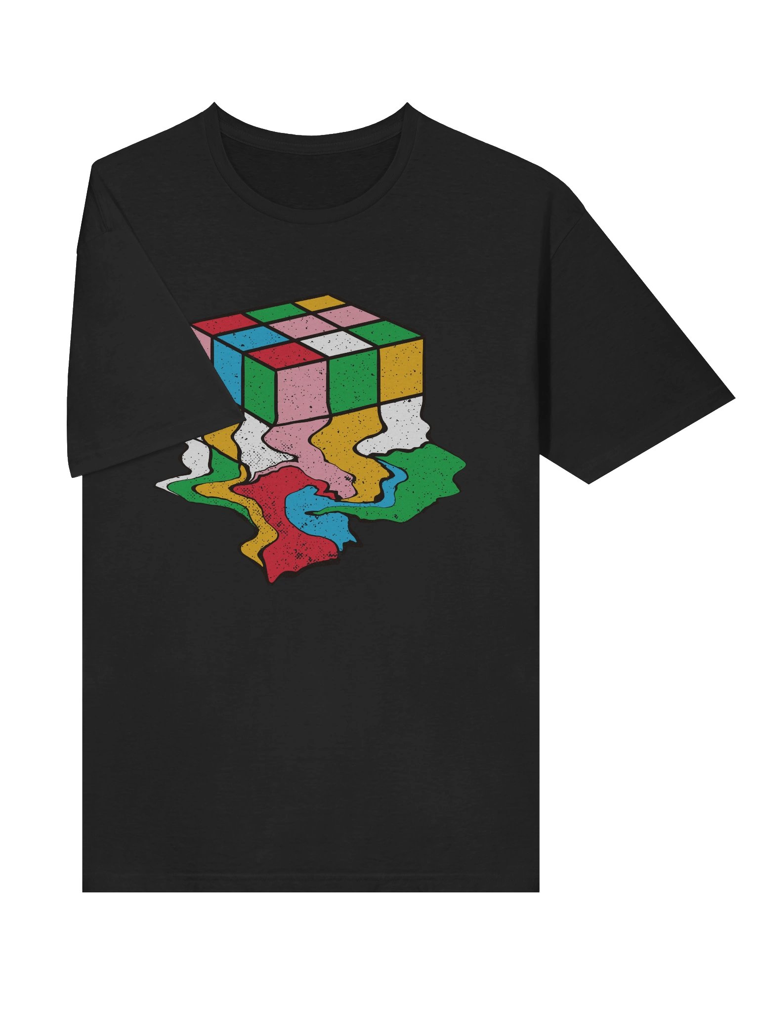 Melting Cube Drip T-Shirt product image (60)